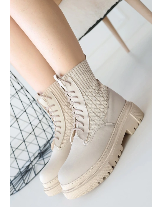 Utag Bej Cilt Bağcıklı Kadın Bot