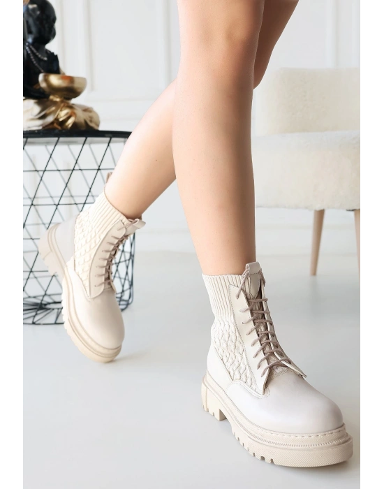 Utag Bej Cilt Bağcıklı Kadın Bot