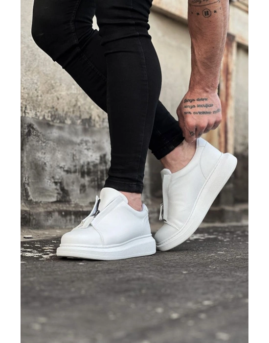 Wagoon WG010 Beyaz Cilt Erkek Casual Ayakkabı