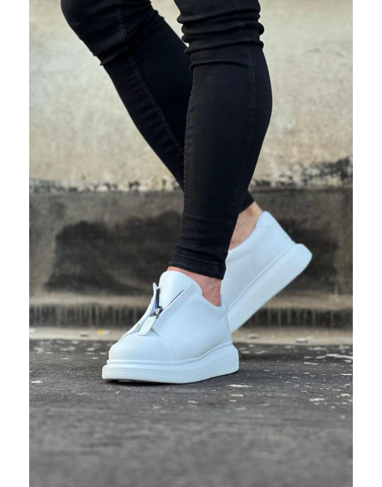 Wagoon WG010 Beyaz Cilt Erkek Casual Ayakkabı