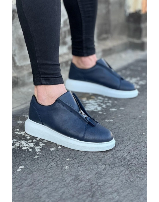Wagoon Wg010 Lacivert Cilt Erkek Casual Ayakkabı Erkek Günlük Ayakkabı