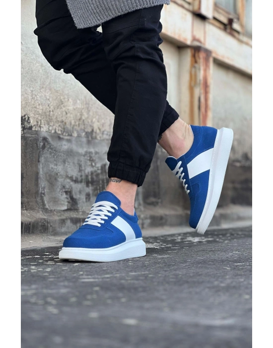 Wagoon WG011 Mavi Süet Erkek Casual Ayakkabı