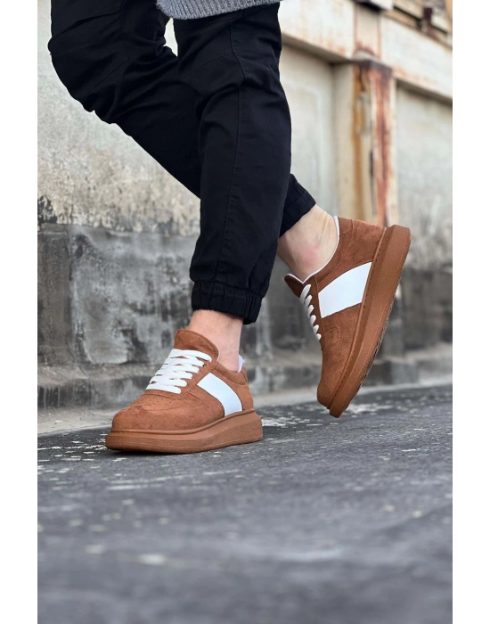 Wagoon Wg011 Taba Süet Erkek Casual Ayakkabı Erkek Günlük Ayakkabı