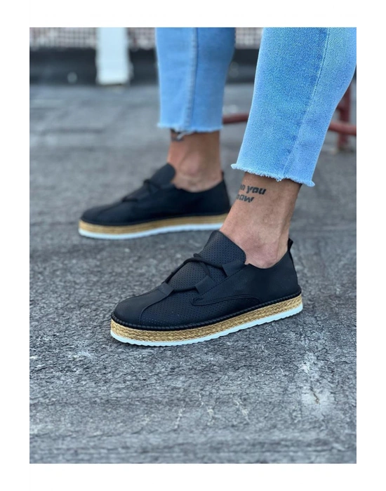 Wagoon WG015 Siyah Erkek Casual Ayakkabı