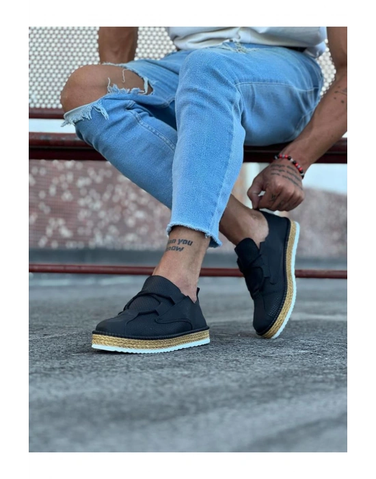 Wagoon Wg015 Siyah Erkek Casual Ayakkabı Erkek Günlük Ayakkabı