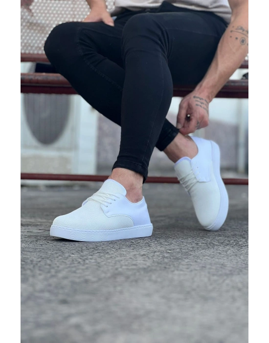 Wagoon WG016 Beyaz Triko Erkek Casual Ayakkabı