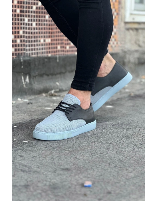 Wagoon WG016 Gri Triko Erkek Casual Ayakkabı