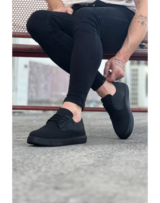 Wagoon WG016 Kömür Triko Erkek Casual Ayakkabı