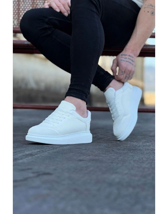Wagoon WG019 Beyaz Triko Erkek Casual Ayakkabı