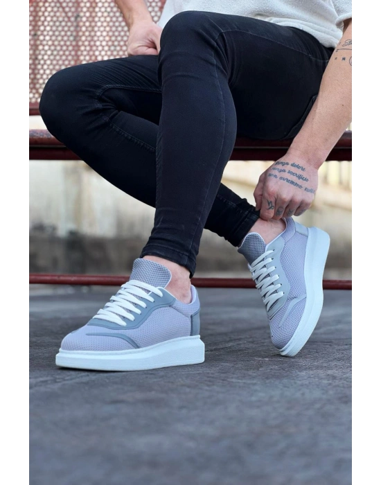 Wagoon WG019 Gri Triko Erkek Casual Ayakkabı