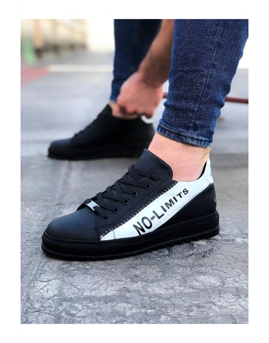 Wagoon Wg027 Kömür Beyaz No Limit Erkek Casual Ayakkabı Erkek Günlük Ayakkabı