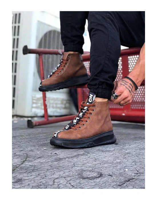 Wagoon Wg03 Taba Kömür Erkek Yarım Bilek Erkek Bot