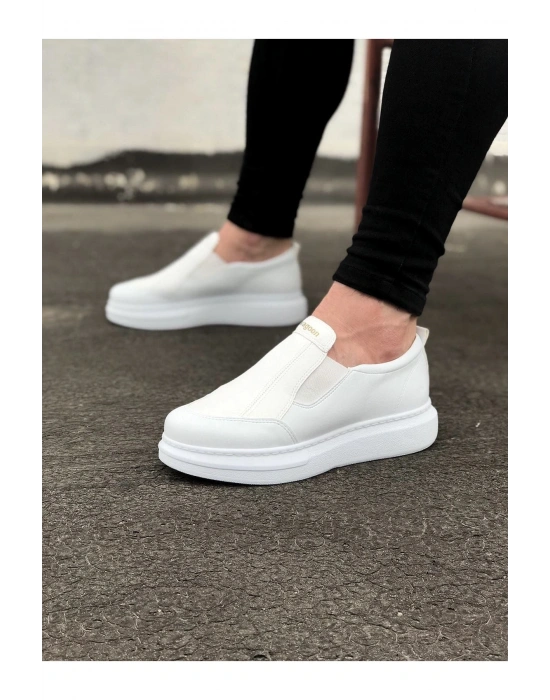 Wagoon WG049 Beyaz Düz Casual Erkek Ayakkabı