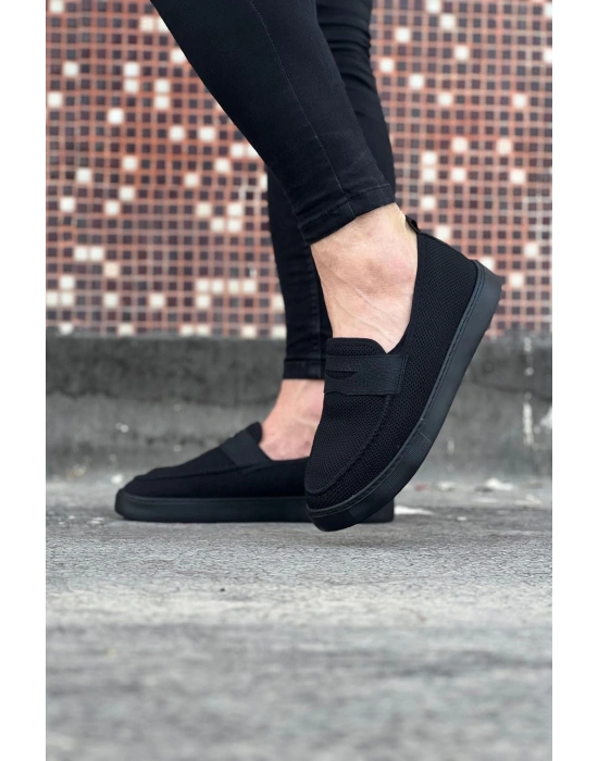 Wagoon Wg061 Kömür Triko Babet Erkek Casual Ayakkabı Erkek Günlük Ayakkabı