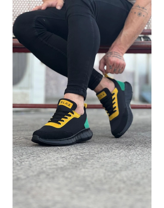 Wagoon Wg063 Kömür Füme Triko Erkek Erkek Spor Ayakkabı