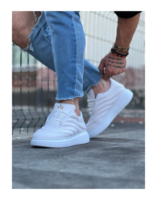 Wagoon WG094 Beyaz Cilt Erkek Casual Ayakkabı