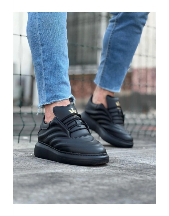 Wagoon WG094 Kömür Cilt Erkek Casual Ayakkabı