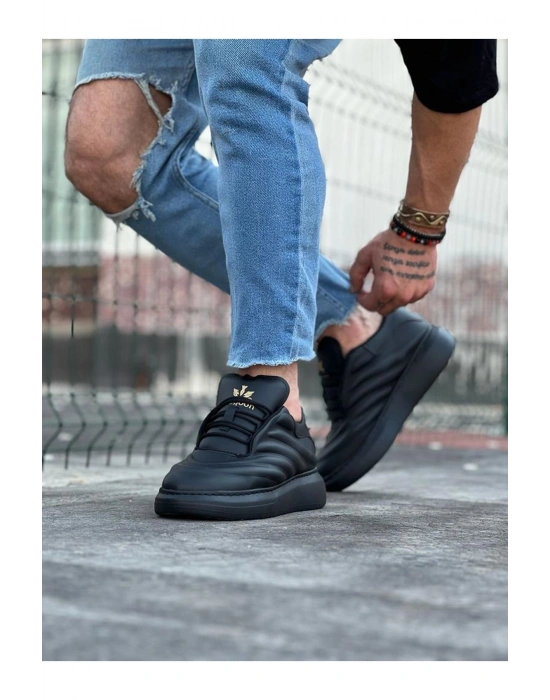 Wagoon WG094 Kömür Cilt Erkek Casual Ayakkabı