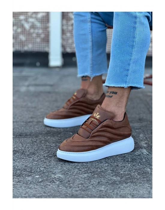 Wagoon WG094 Taba Cilt Erkek Casual Ayakkabı