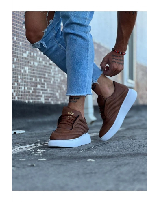 Wagoon WG094 Taba Cilt Erkek Casual Ayakkabı