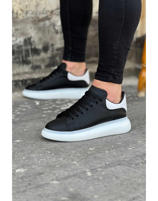 Wagoon WG095 Siyah Beyaz Erkek Casual Ayakkabı
