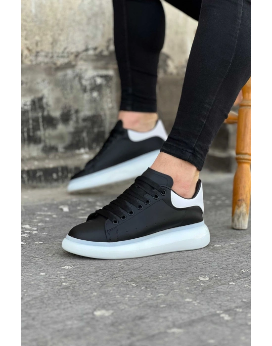 Wagoon WG095 Siyah Beyaz Erkek Casual Ayakkabı