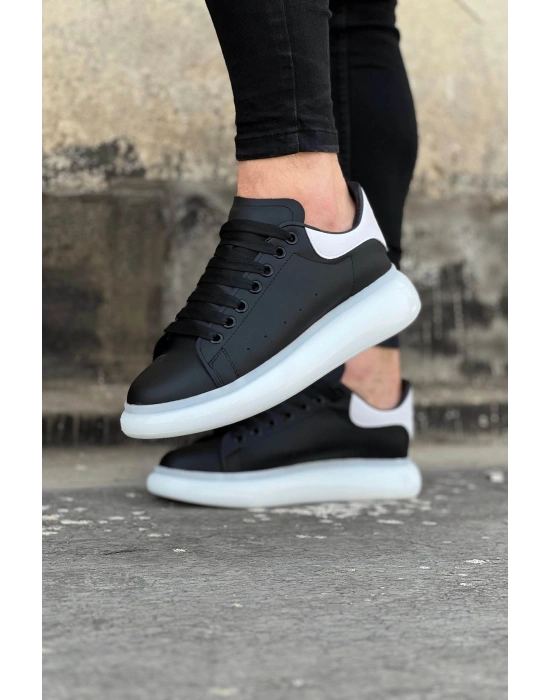 Wagoon WG095 Siyah Beyaz Erkek Casual Ayakkabı