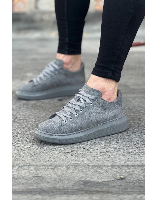 Wagoon Wg096 Gri Süet Günlük Erkek Casual Ayakkabı Erkek Günlük Ayakkabı