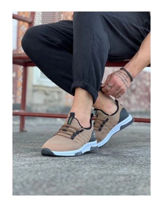 Wagoon WG103 Taba Triko Erkek Spor Ayakkabı