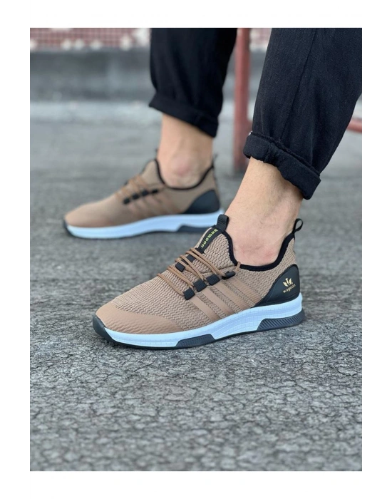 Wagoon WG103 Taba Triko Erkek Spor Ayakkabı