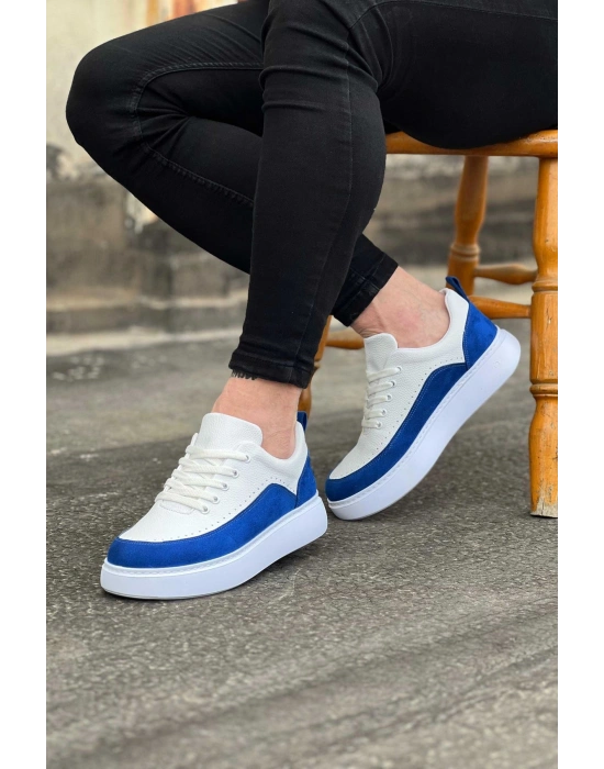 Wagoon WG162 Beyaz Sax Ortopedik Taban Erkek Casual Ayakkabı