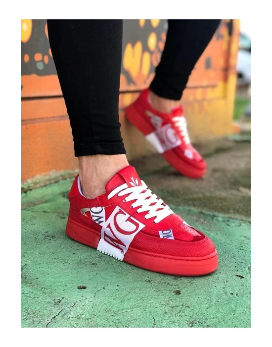 Wagoon Wg202 Kırmızı Erkek Erkek Günlük Ayakkabı