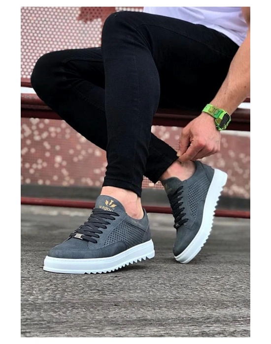 Wagoon Wg505 Gri Erkek Erkek Günlük Ayakkabı