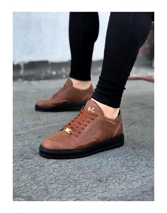 Wagoon Wg505 Taba Kömür Erkek Erkek Günlük Ayakkabı