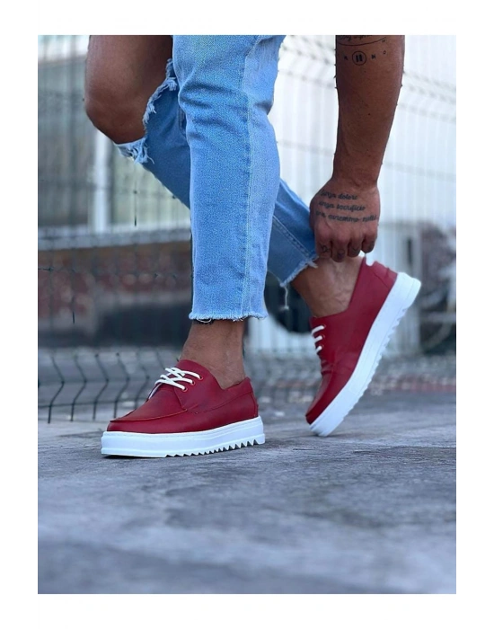 Wagoon WG506 Kırmızı Erkek Saraclı Casual Ayakkabı