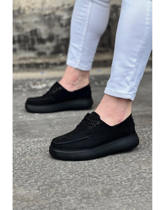 Wagoon Wg508 Kömür Süet Ortopedik Taban Erkek Casual Ayakkabı Erkek Günlük Ayakkabı