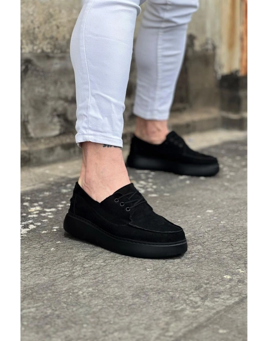 Wagoon WG508 Kömür Süet Ortopedik Taban Erkek Casual Ayakkabı