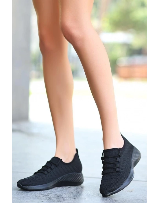 Wina Siyah Triko Kadın Spor Ayakkabı