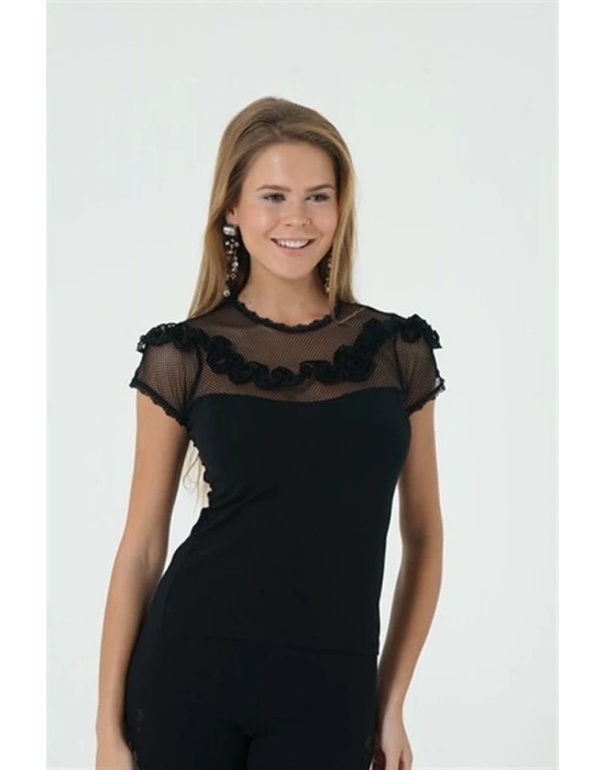 Yarım Kol Bluz Berrak Marka 2634