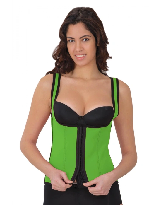 YEŞİL MI 9173 Agraflı Göğsü Açık Atlet Korse