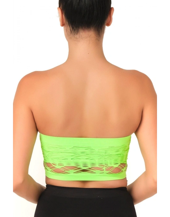 YEŞİL MI Emay 4050 Double Örgü Toparlayıcı Straplez Büstiyer