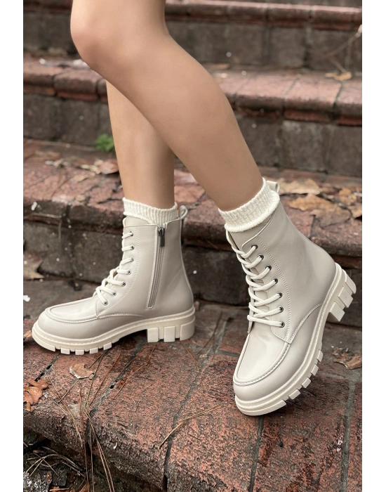 Yuran Bej Cilt Bağcıklı Kadın Bot