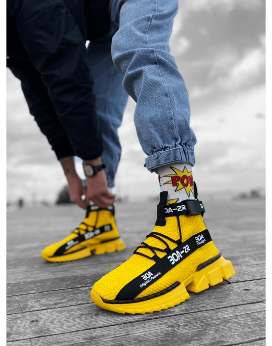 Zr-x700 Tarz Sarı Renk Erkek Spor Ayakkabı