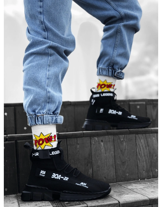 Zr-x700 Tarz Siyah Taban Erkek Spor Ayakkabı