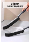 2 Li Çok Amaçlı Temizlik Fırçası & Derz Fırçası & Mutfak Banyo Temizlik Fırçası