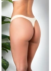 3LÜ PAKET DİKİŞSİZ, İZ YAPMAZ, LAZER KESİM, STRİNG KÜLOT EKRU (MGP21262)