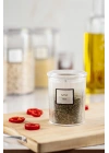 6lı Barok Yuvarlak Baharat Kavanoz Seti & Saklama Kabı & Erzak Kabı (6*250 ML)