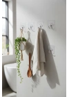6lı Şeffaf Yapışkanlı Askı Seti & Çok Amaçlı Banyo Ve Mutfak Duvar Düzenleyici
