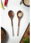 Akasya 2 Li Servis Kaşığı & Sunum Kaşığı & Salata Servis Seti