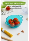 Akrilik Aquamarin Mini Pirinç Süzgeçi & Bakliyat Süzgeçi (3 SU BARDAĞI ÖLÇÜLÜ)